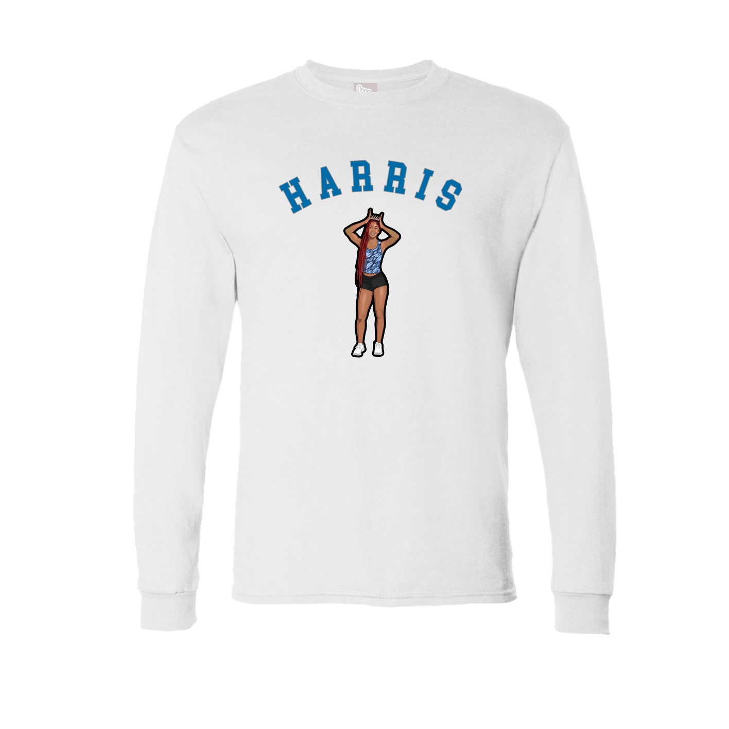 Long Sleeve Tee — Shirsey Arch in White