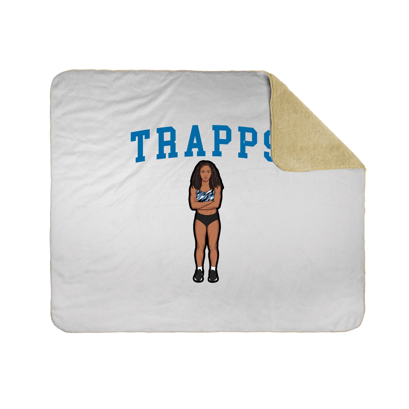 Throw Blanket — Shirsey in White