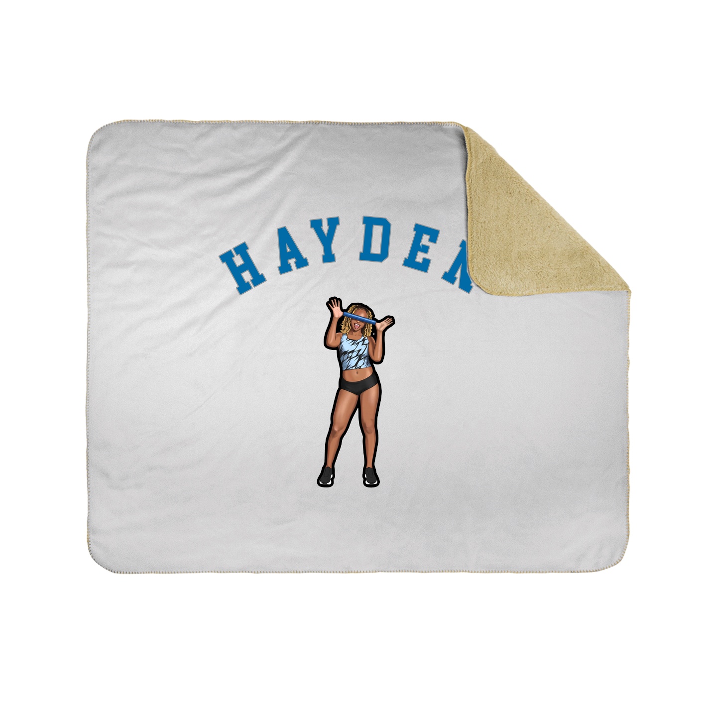 Throw Blanket — Shirsey Arch in White