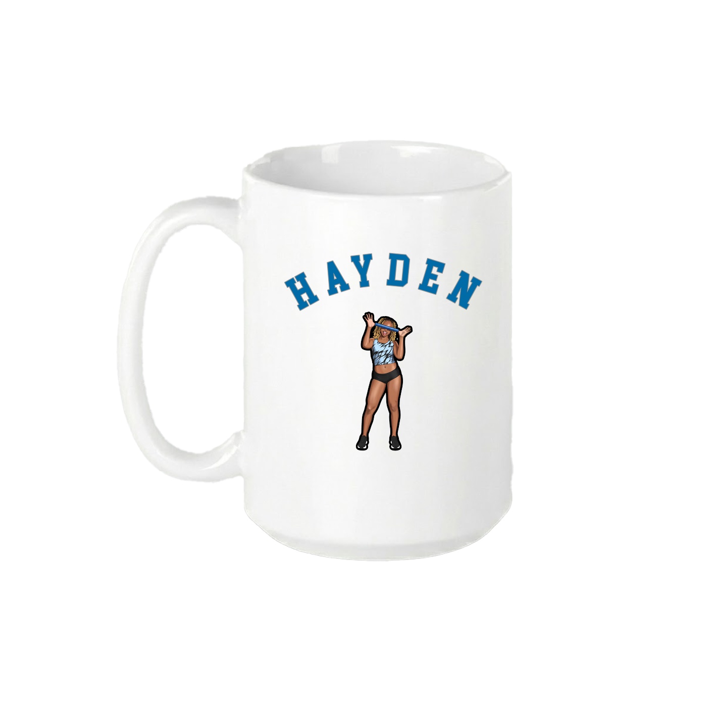15oz Coffee Mug — Shirsey Arch in White
