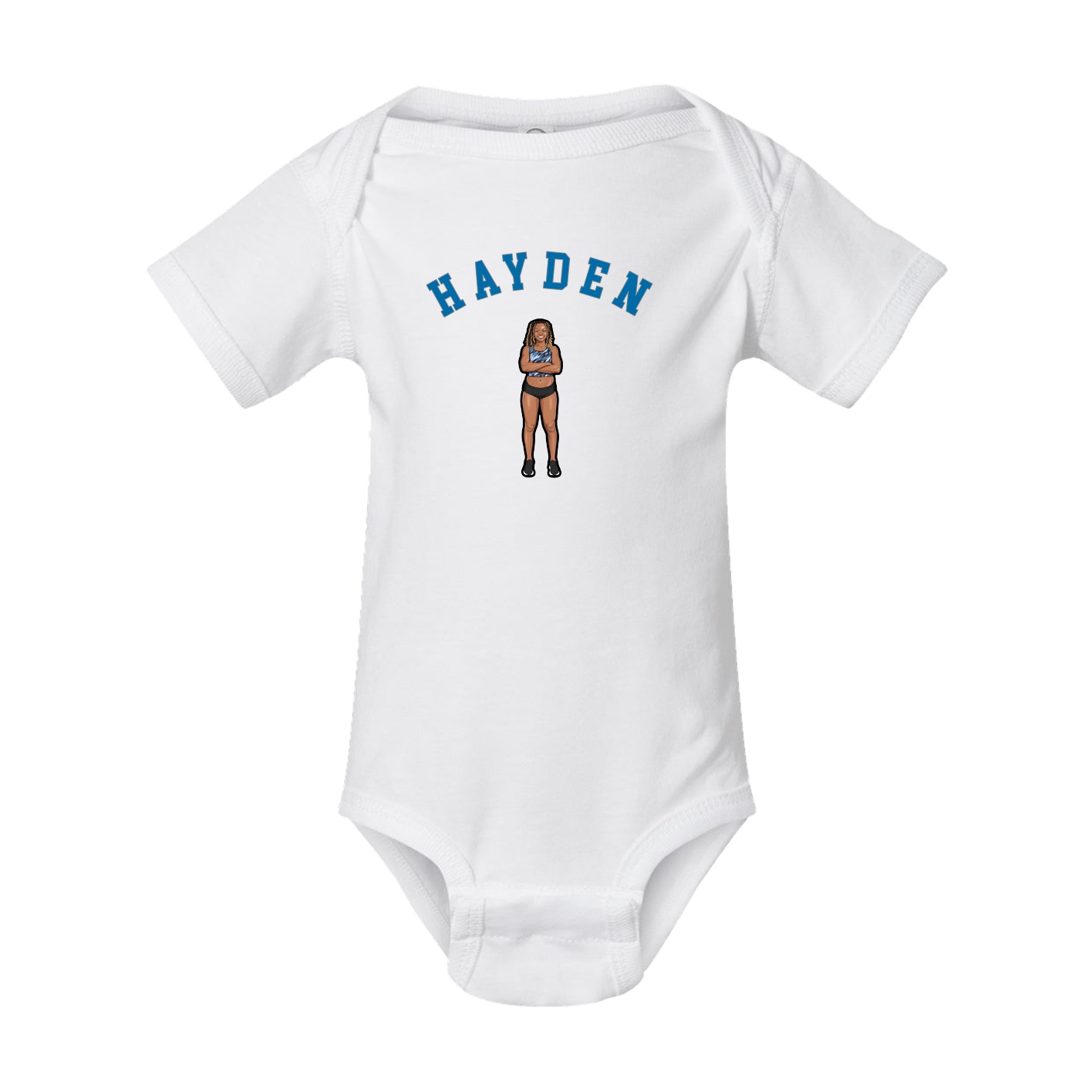 Baby Onesie — Shirsey Arch in White