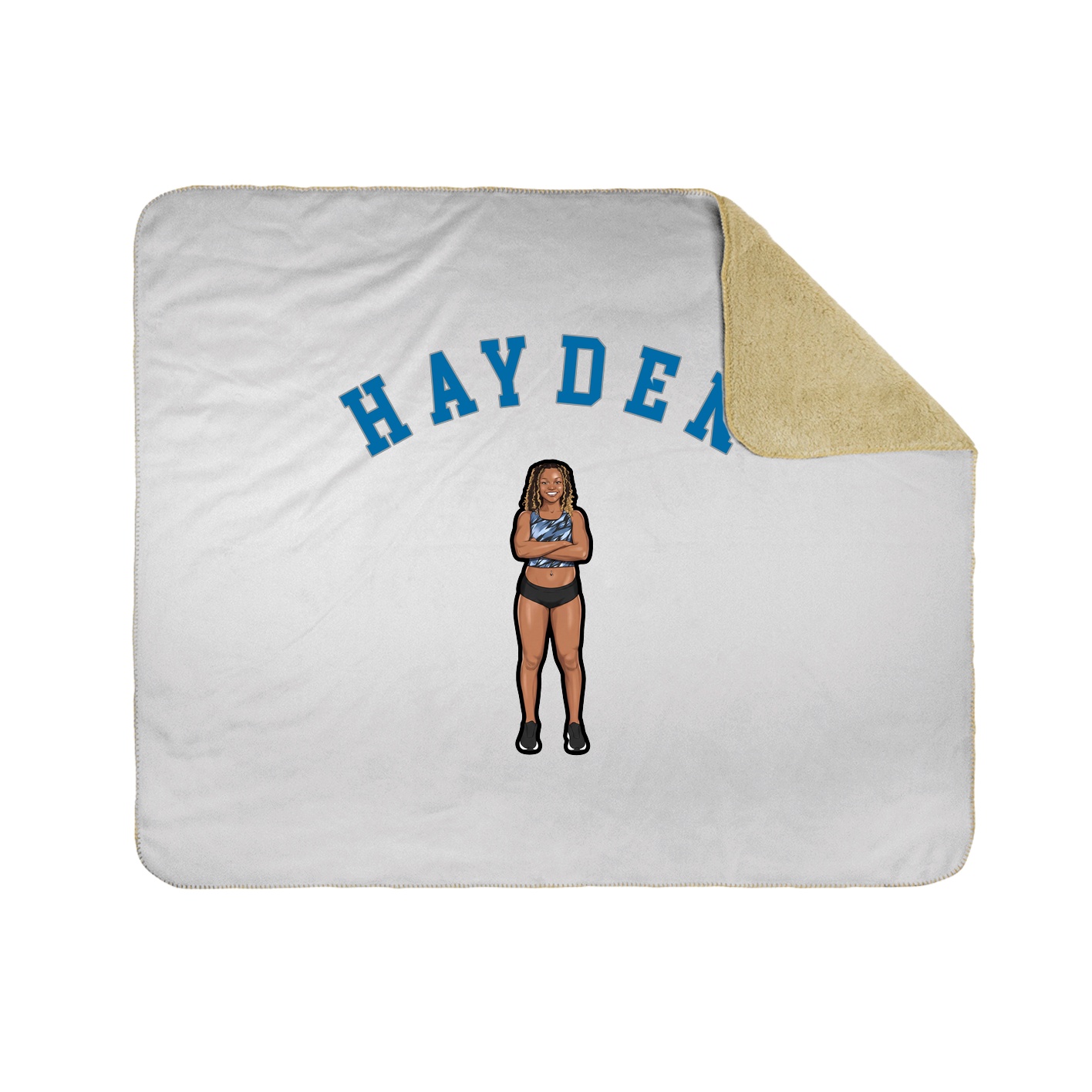 Throw Blanket — Shirsey Arch in White