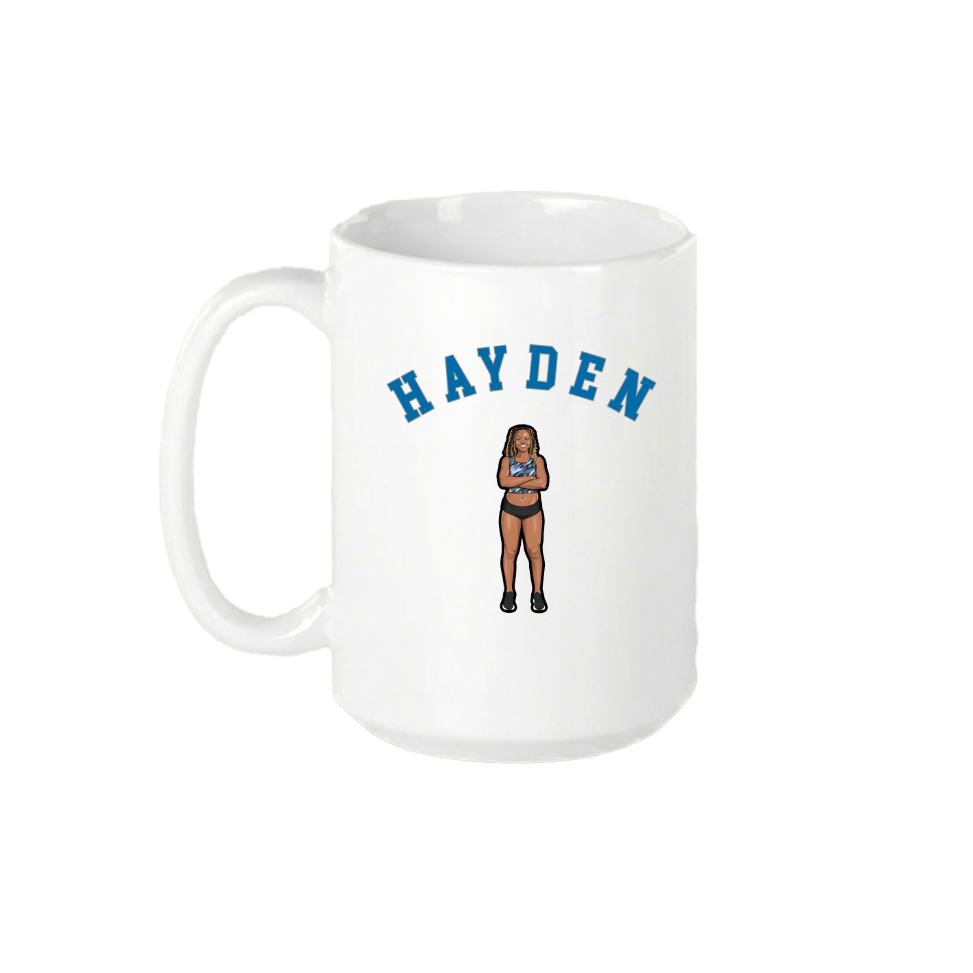 15oz Coffee Mug — Shirsey Arch in White