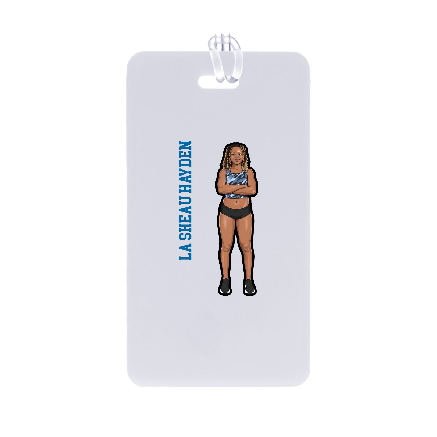 Bag Tag — Name Vertical in Classic