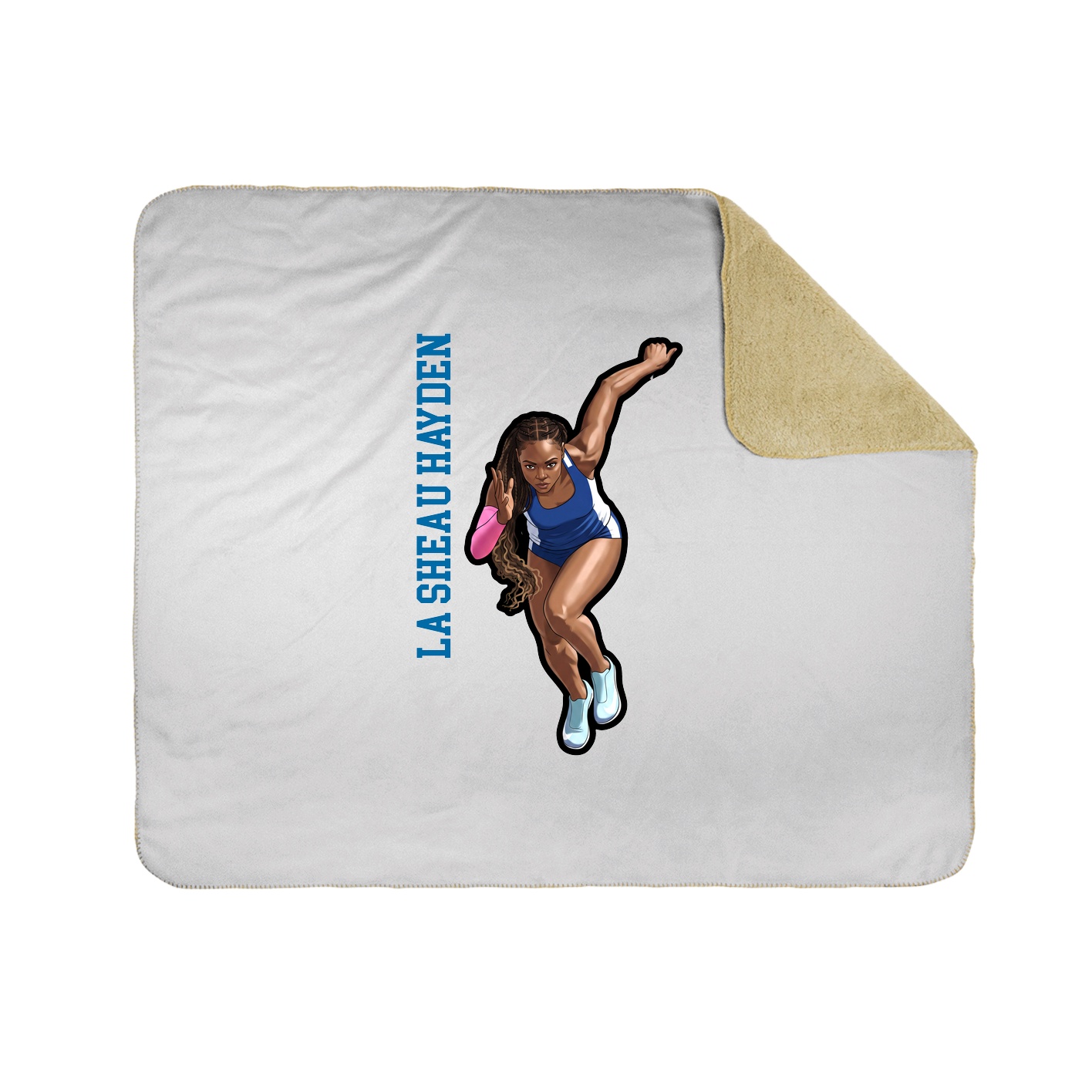 50x60 Sherpa Lined Throw Blanket