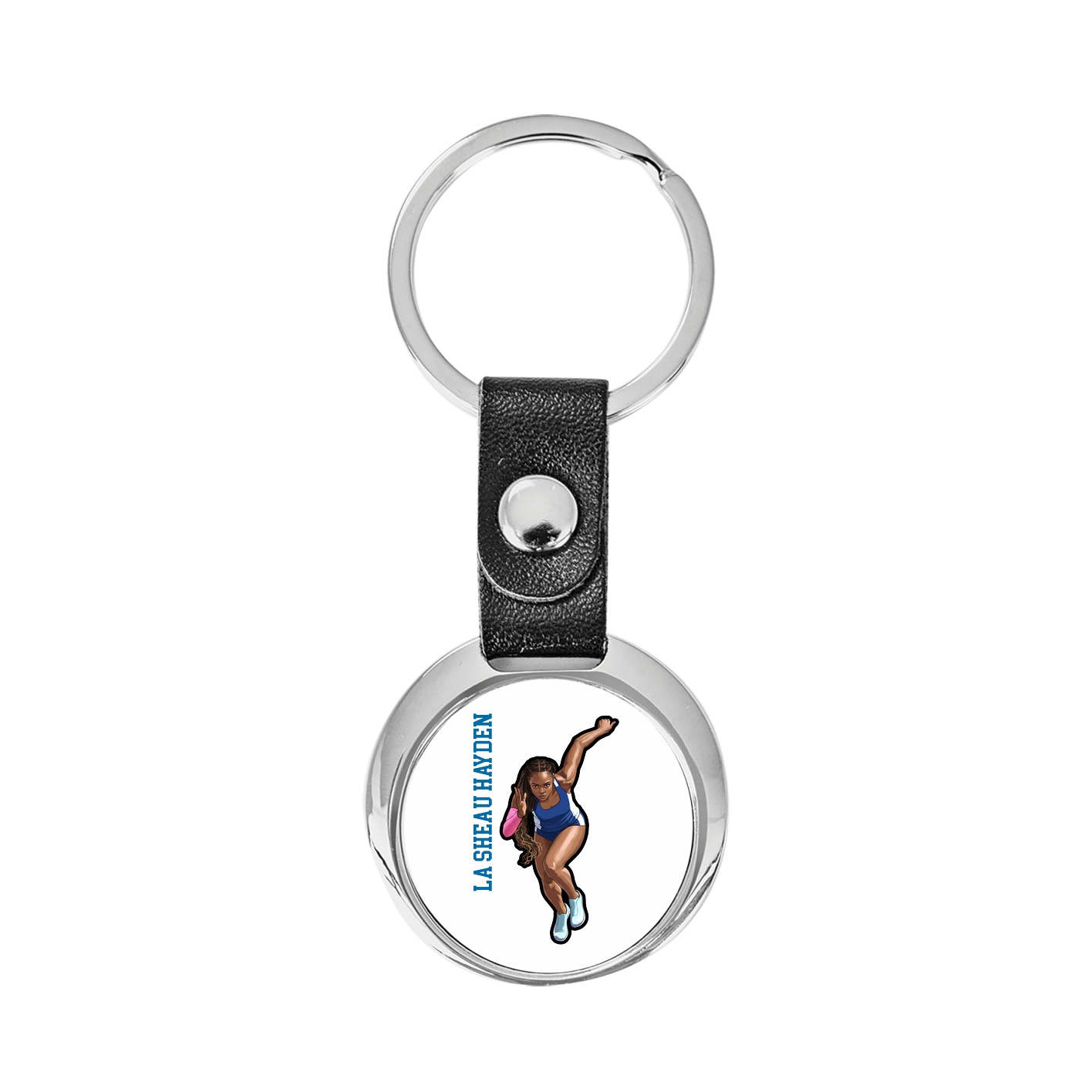 Key Chain — Name Vertical in Classic