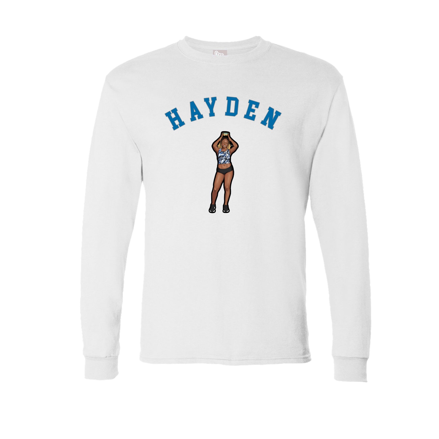 Long Sleeve Tee — Shirsey Arch in White
