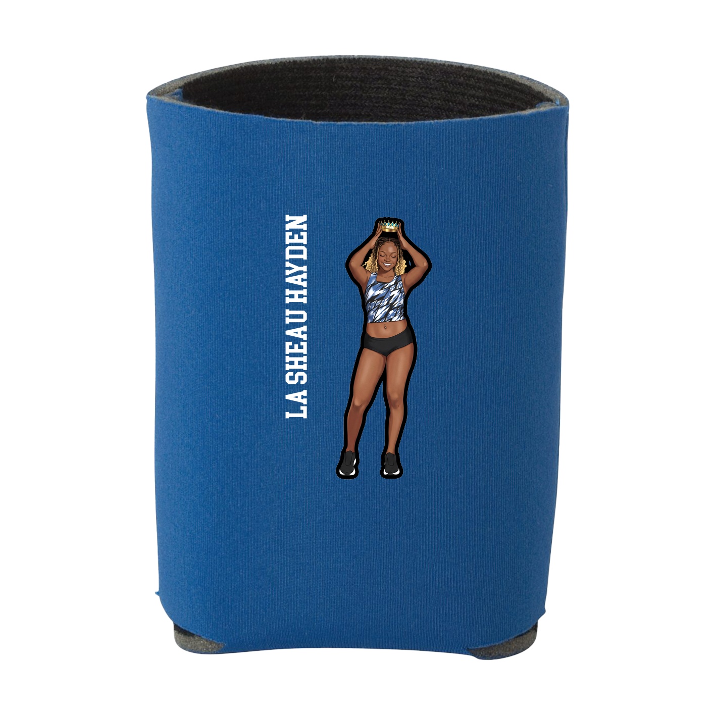 Can Holder — Name Vertical in Royal