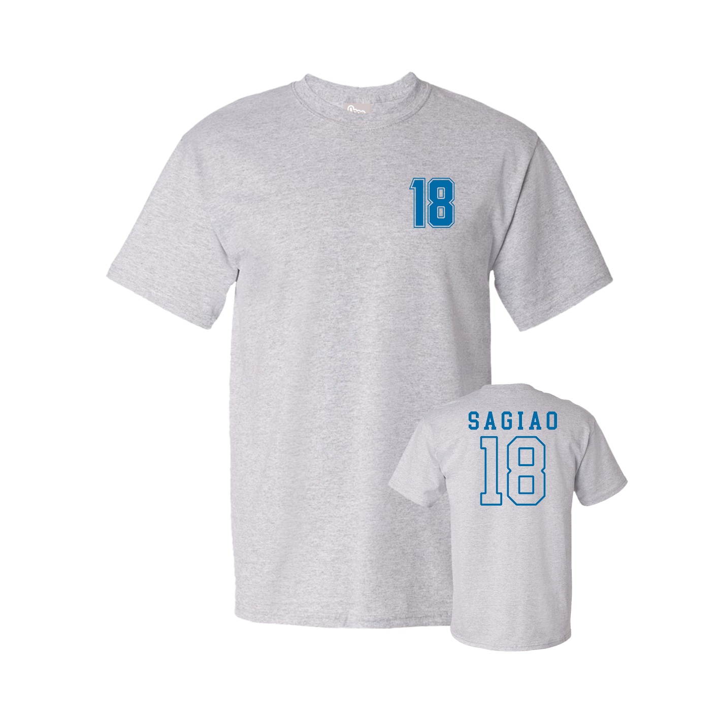 Tee — Chest Back in Grey