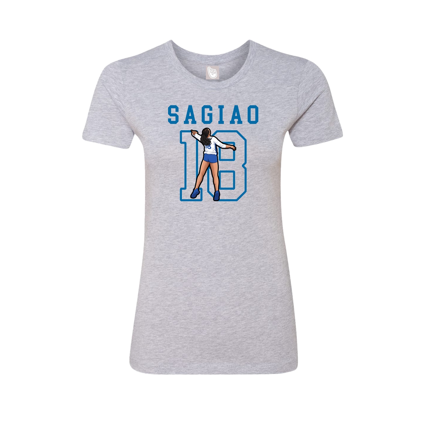 Fitted Women's Tee — Shirsey in Grey