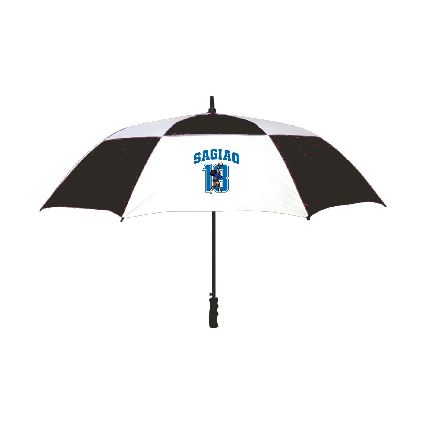 Golf Umbrella — Number in Black