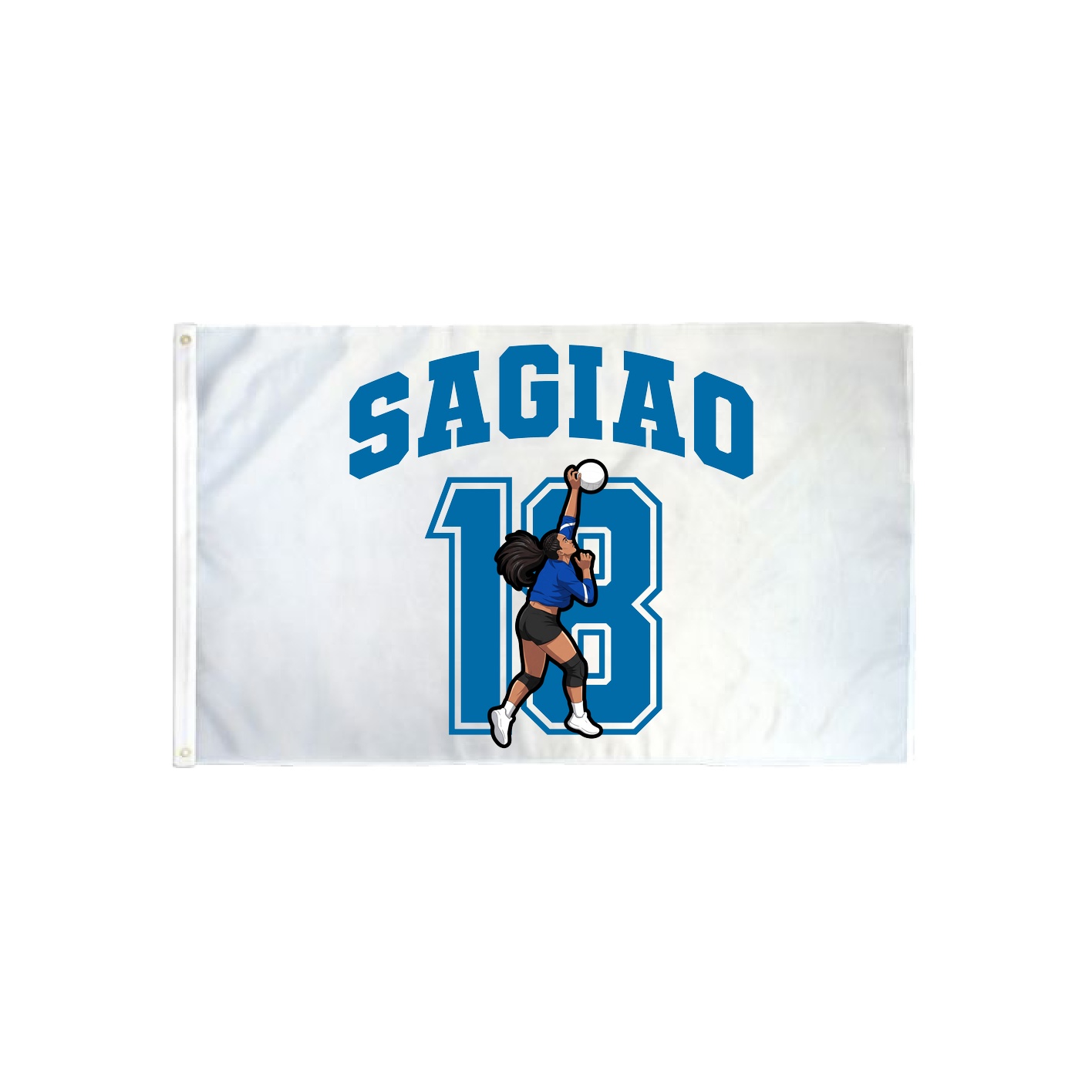 3x5 Flag — Number in Classic