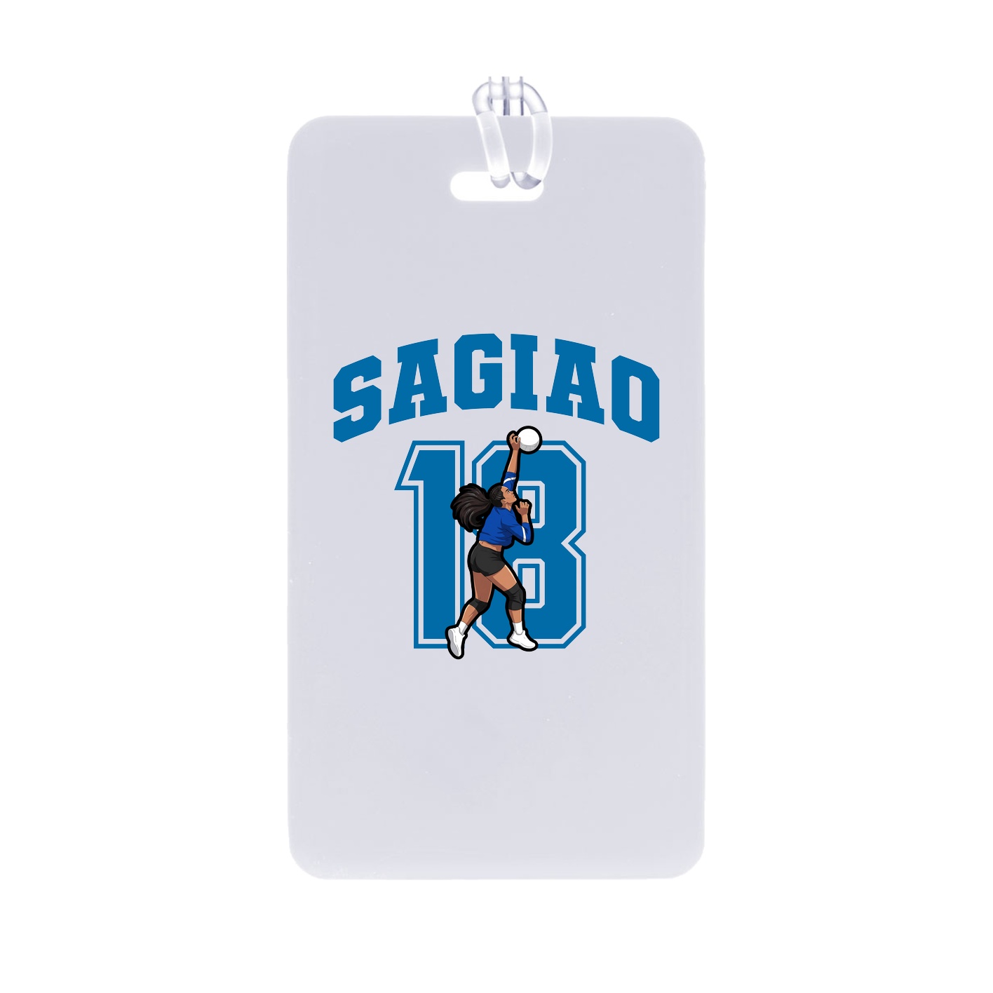Bag Tag — Number in Classic