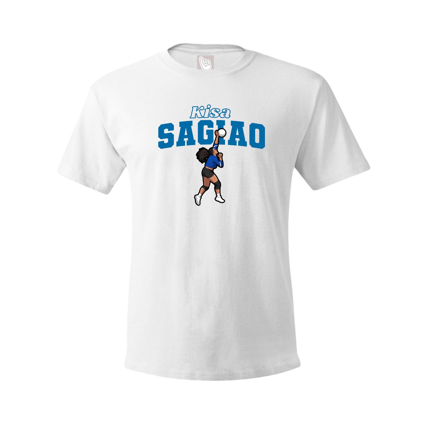 Tee — Name Arch in White