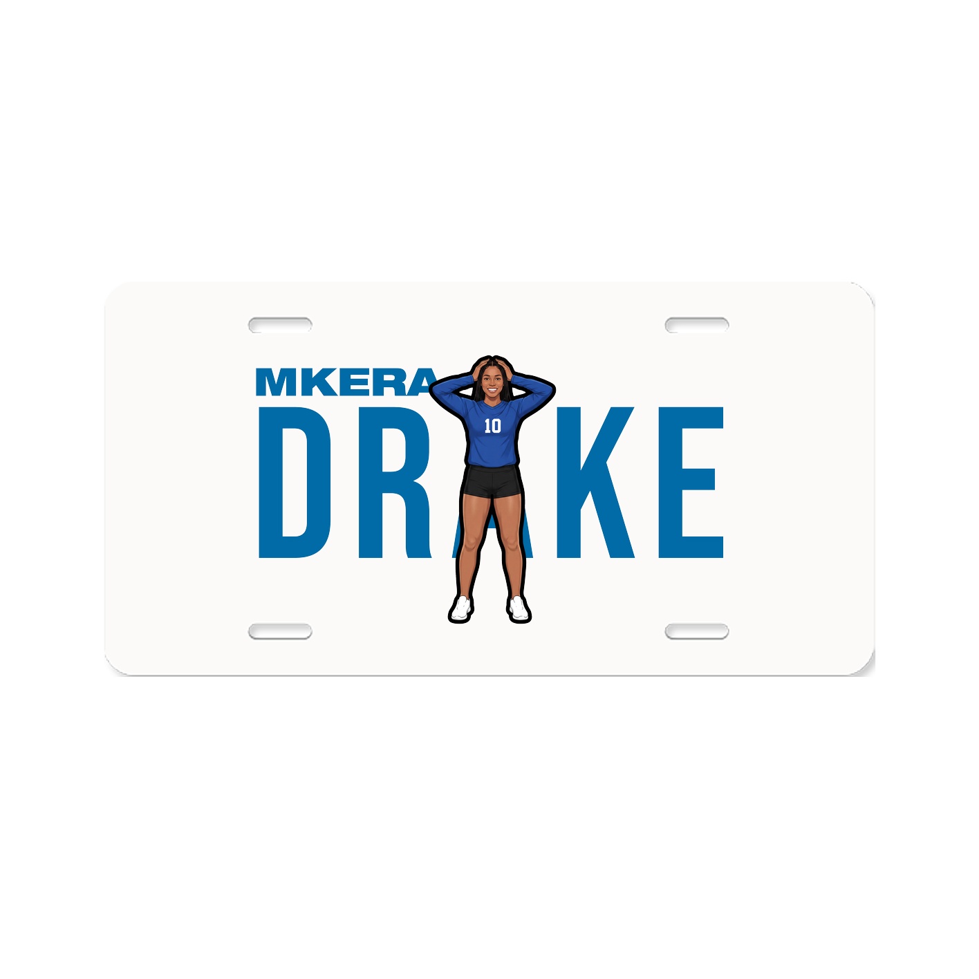 License Plate — Player Name in Classic