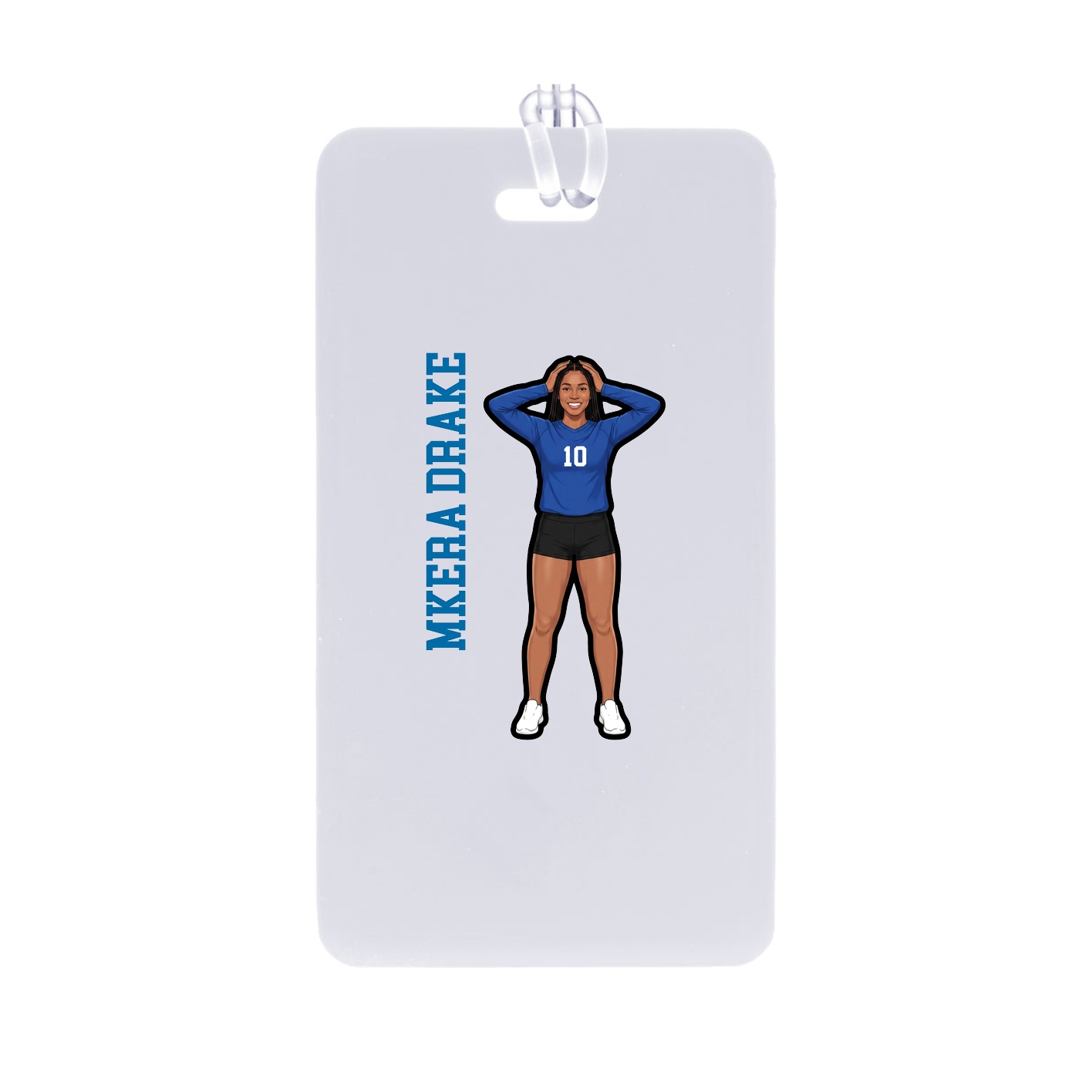 Bag Tag — Name Vertical in Classic