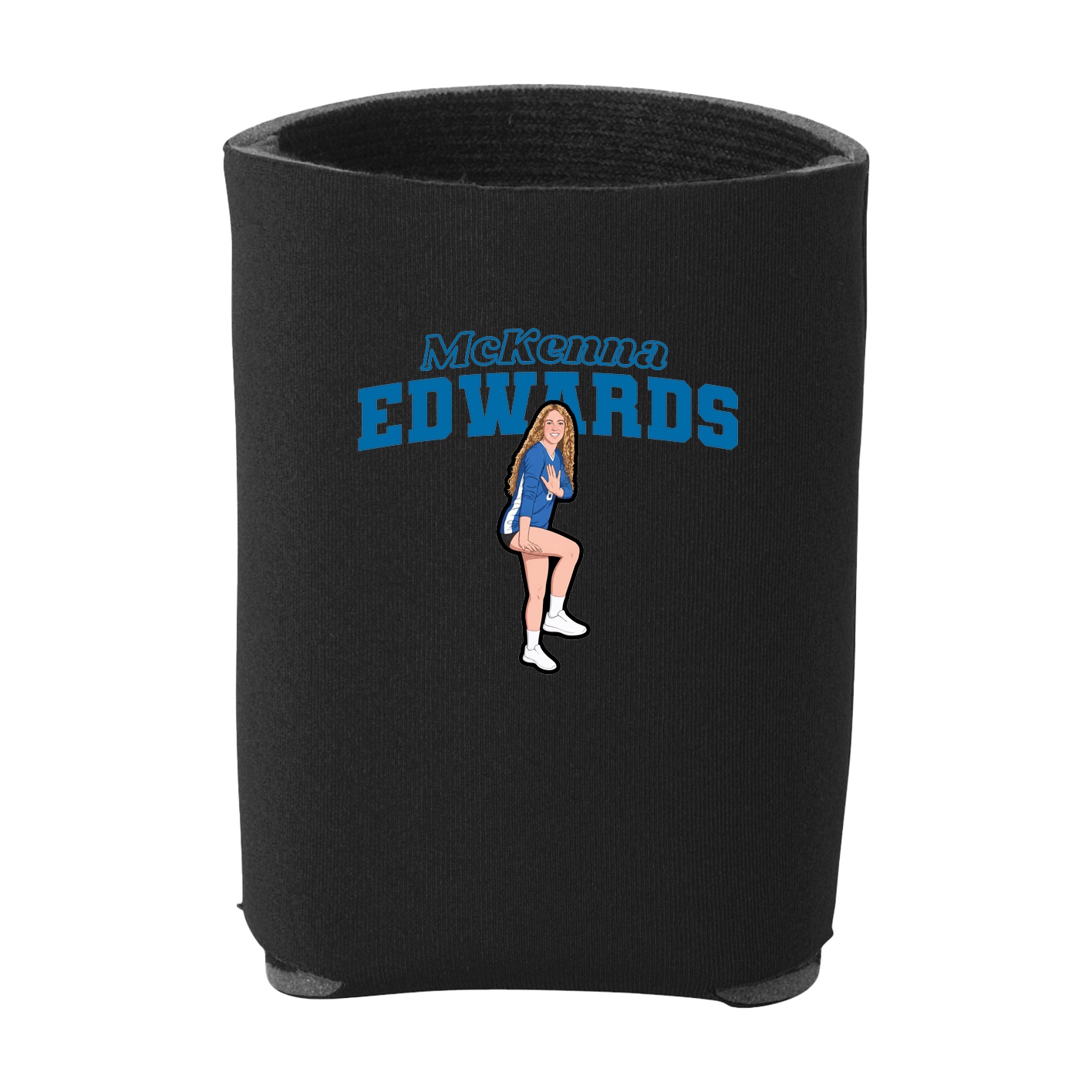 Can Holder — Name Arch in Black
