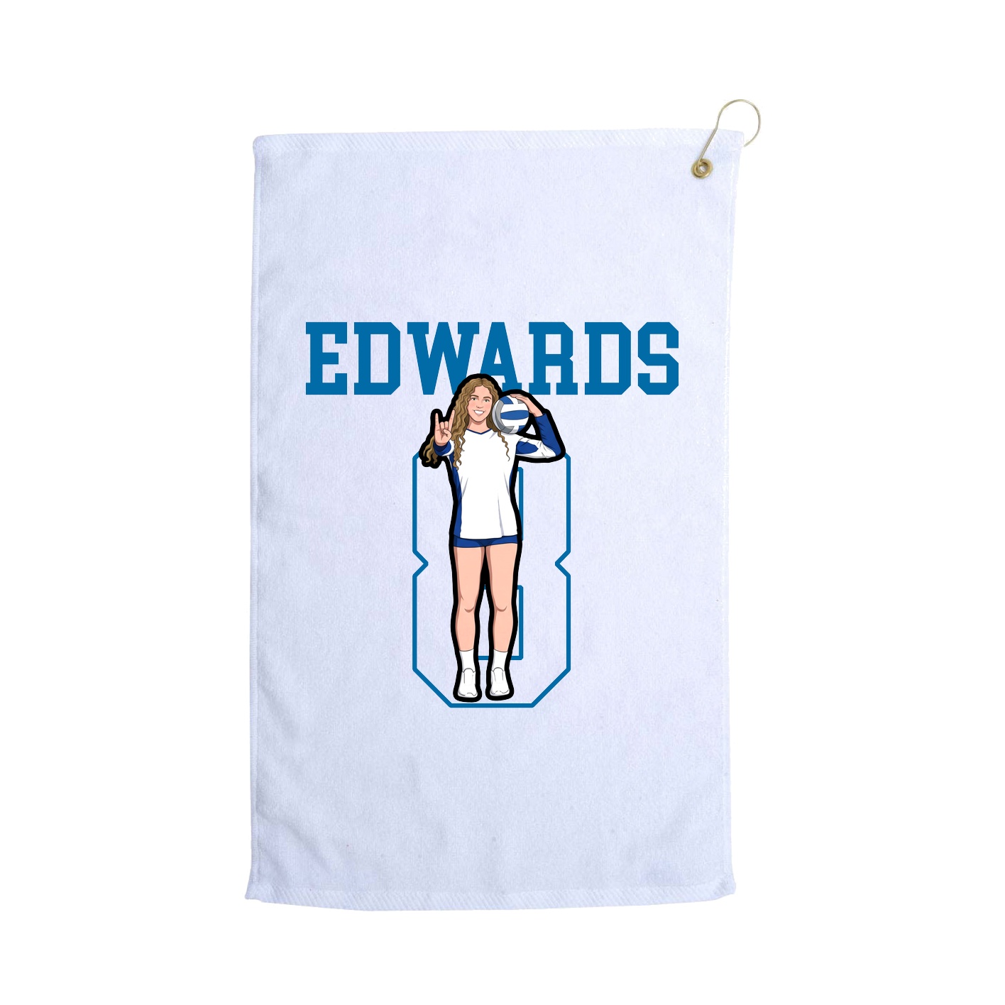 Golf Towel — Shirsey in White