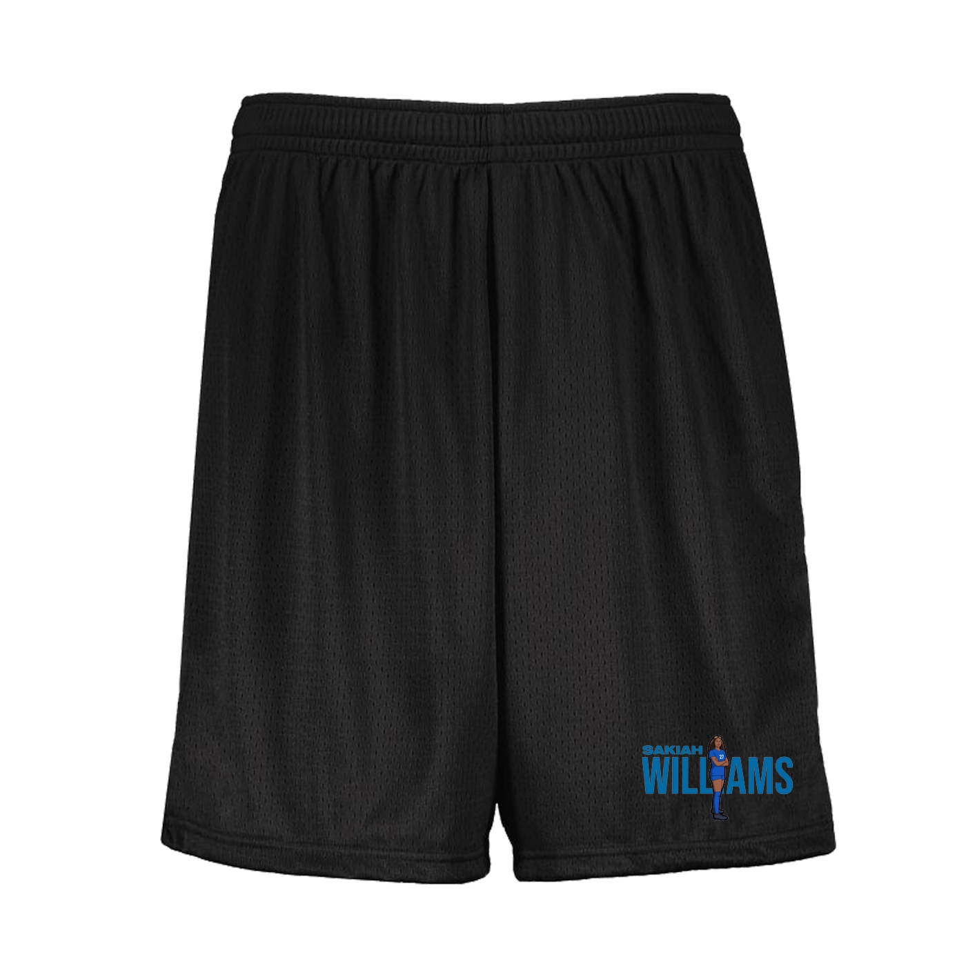 Shorts — Player Name in Black