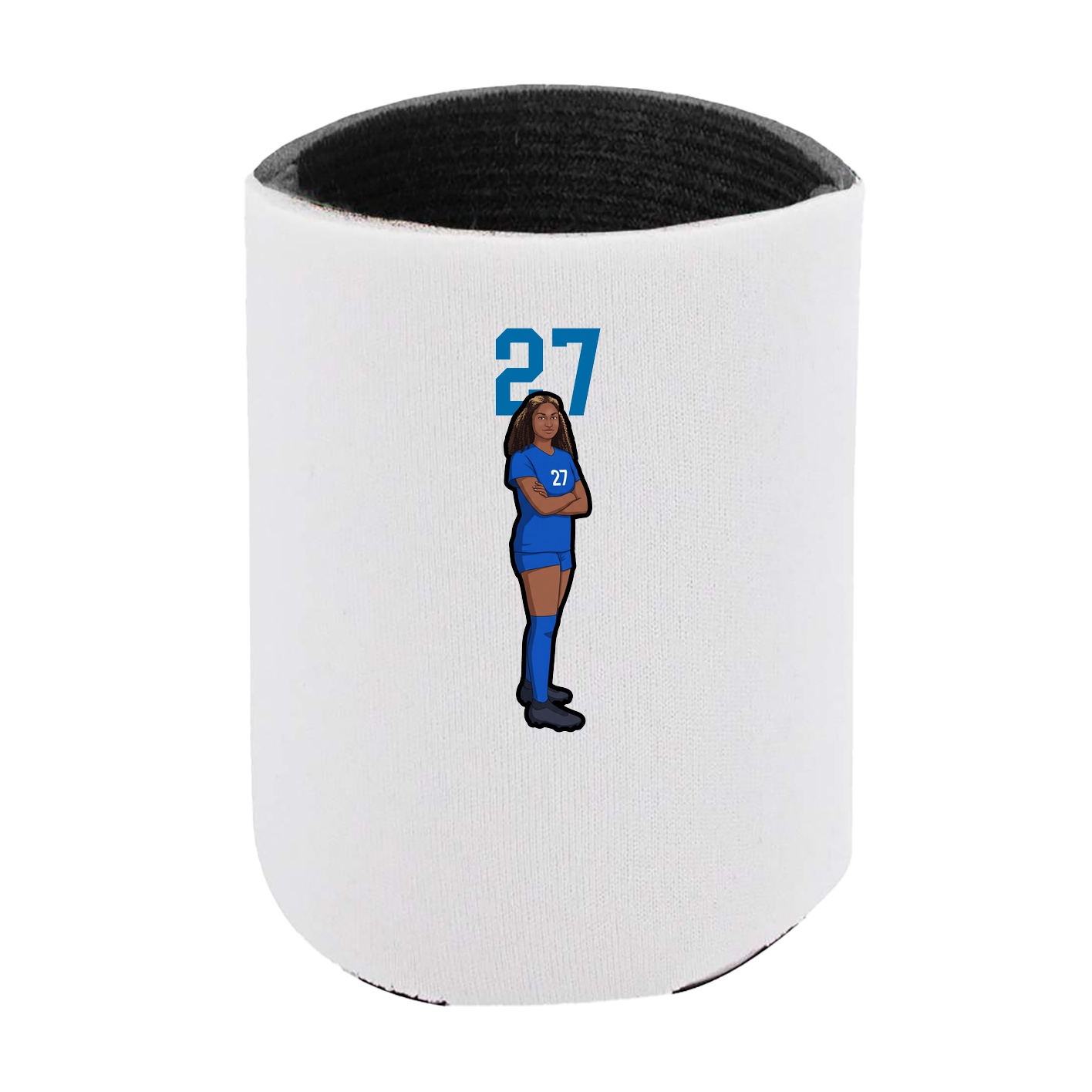 Can Holder — Number Top in White