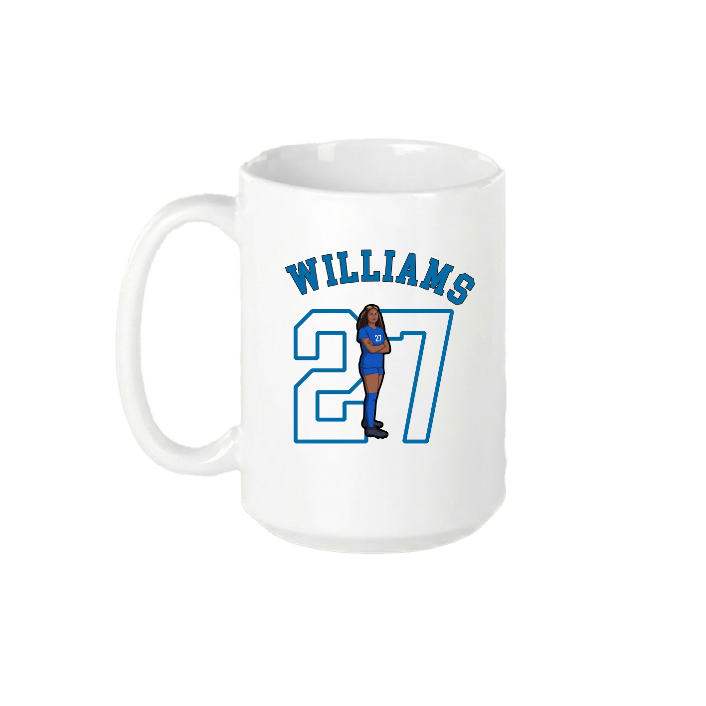 15oz Coffee Mug — Shirsey Arch in White