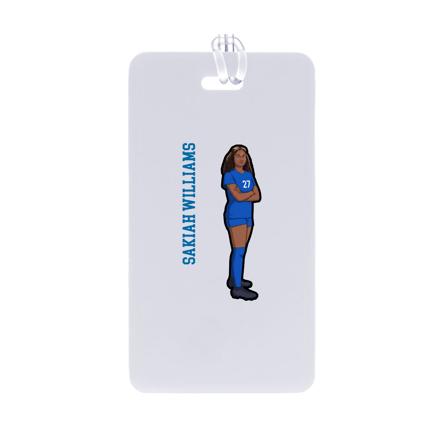 Bag Tag — Name Vertical in Classic