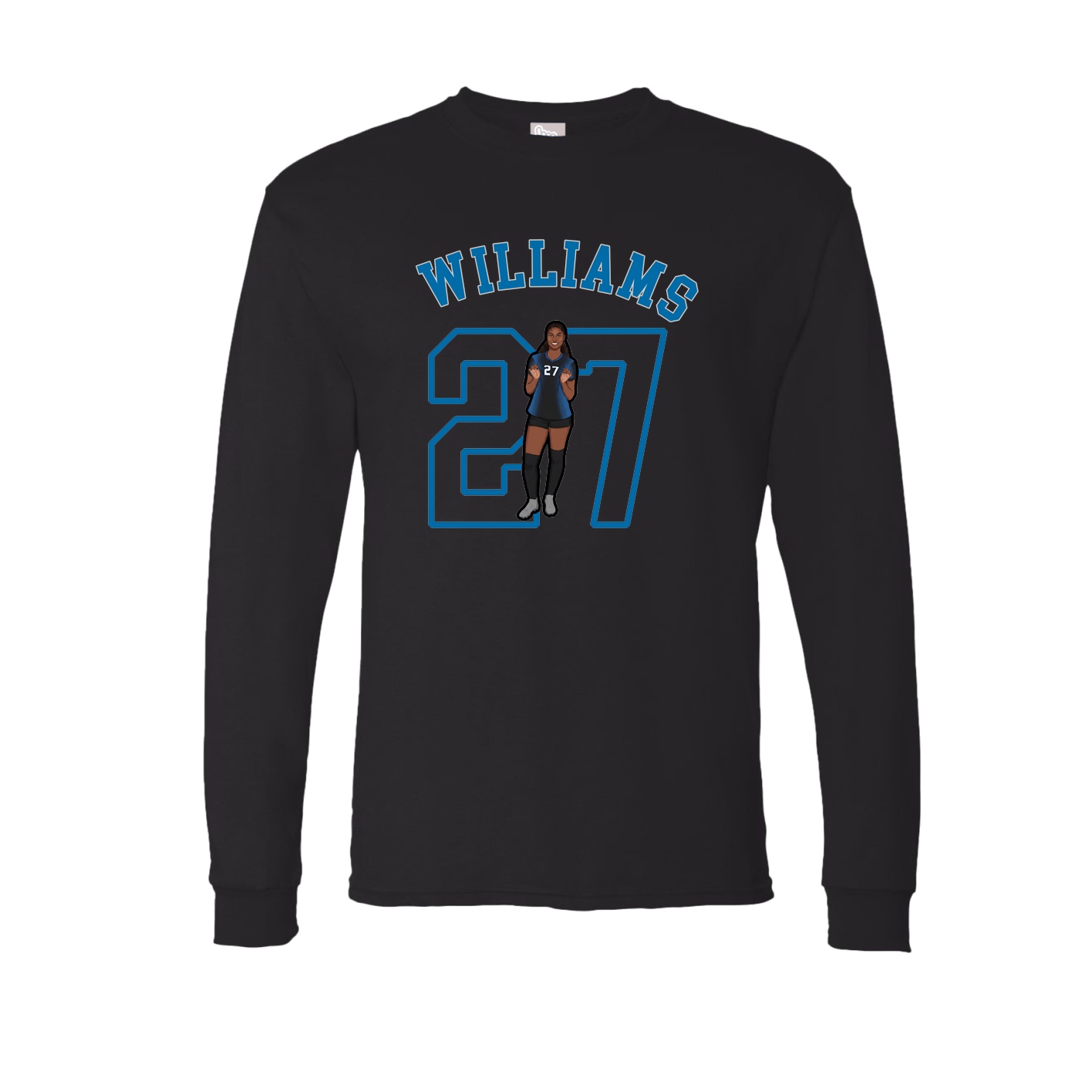 Long Sleeve Tee — Shirsey Arch in Black
