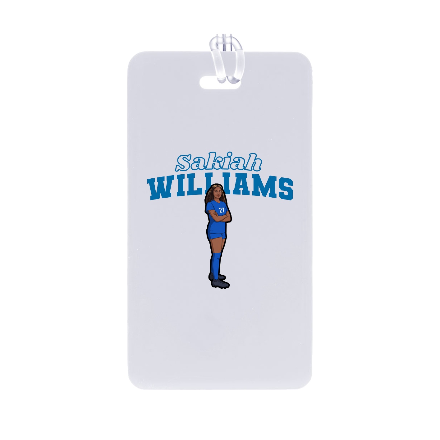 Bag Tag — Name Arch in Classic