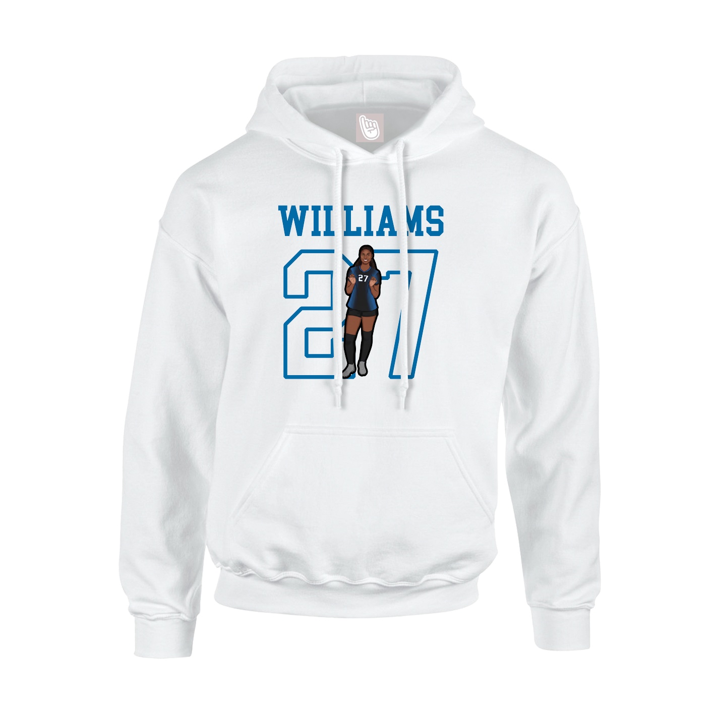 Youth Hoodie — Shirsey in White