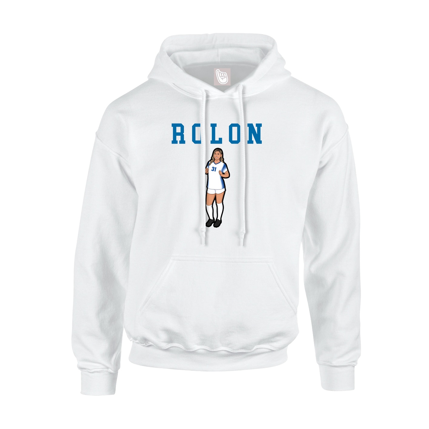 Youth Hoodie — Shirsey in White