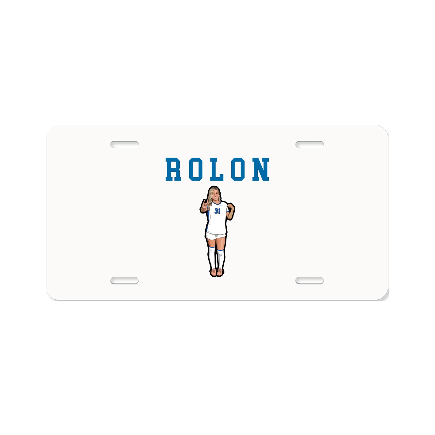 License Plate — Shirsey in Classic
