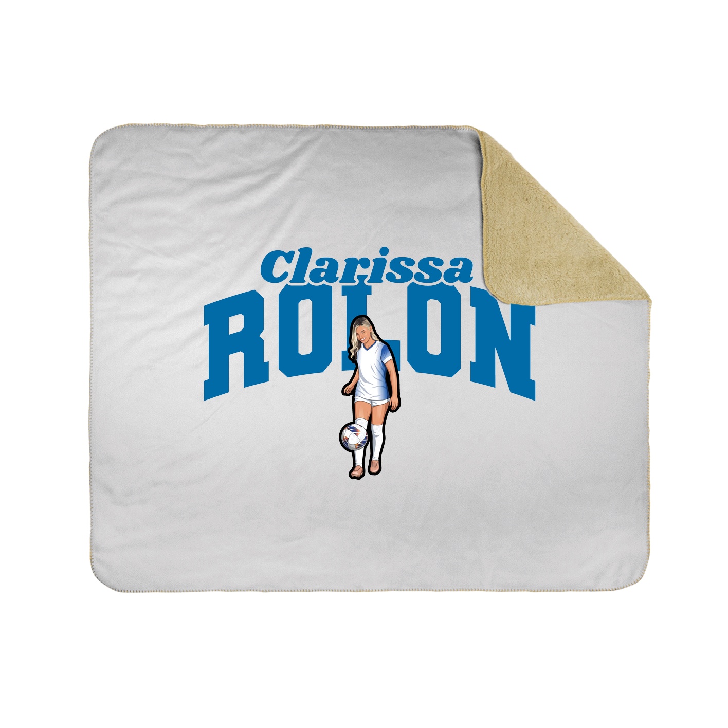 Throw Blanket — Signature Arch in White