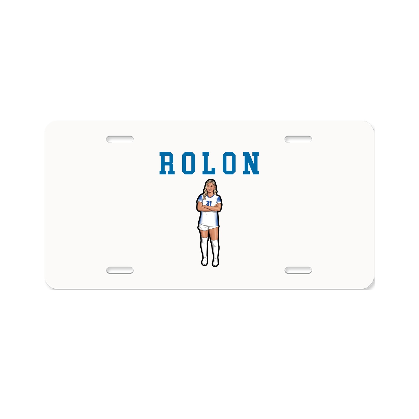 License Plate — Shirsey in Classic