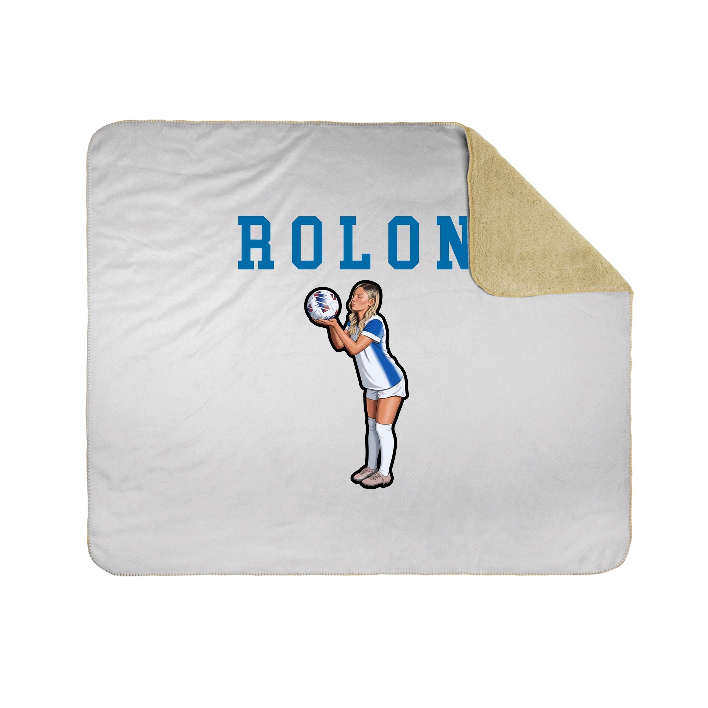 Throw Blanket — Shirsey in White