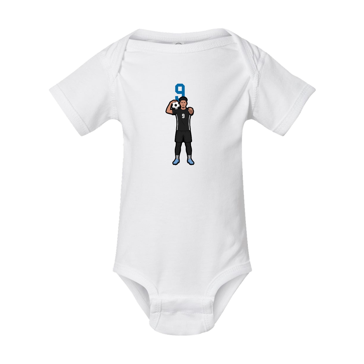 Baby Onesie — Number Top in White