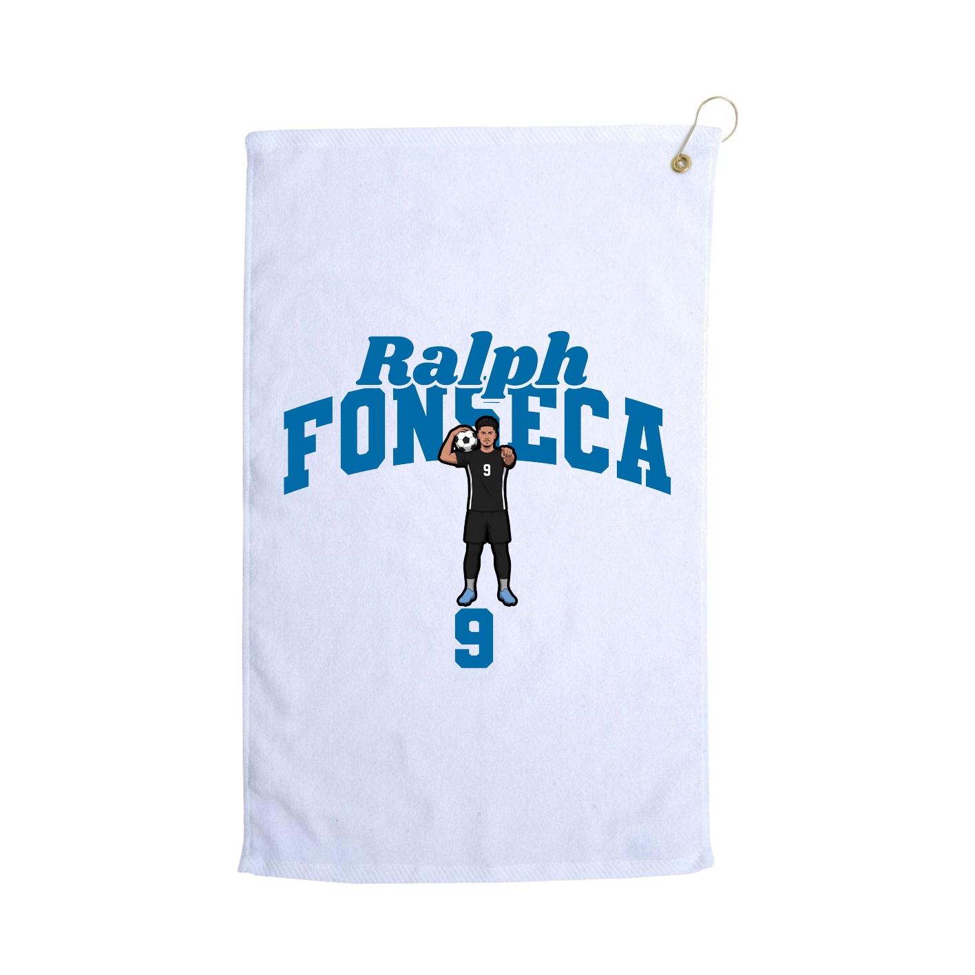 Golf Towel — Signature Arch in White
