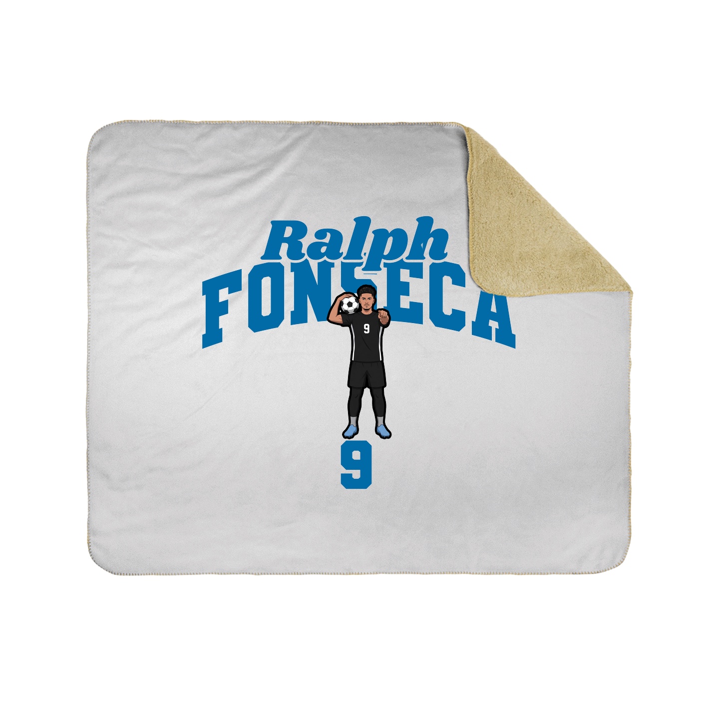 Throw Blanket — Signature Arch in White
