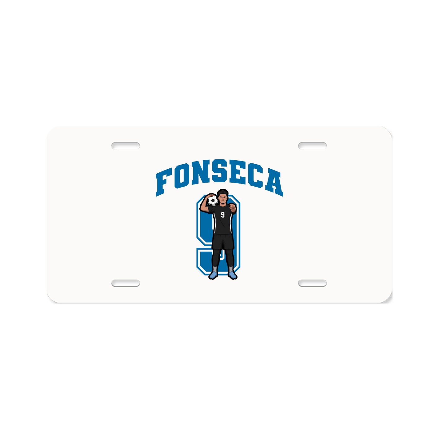License Plate — Number in Classic