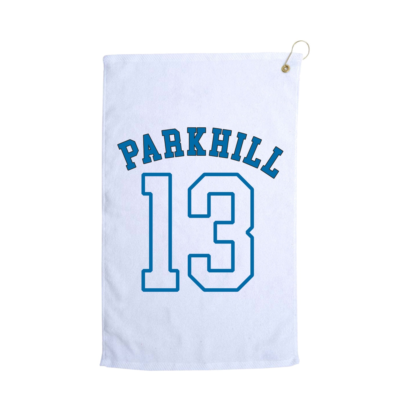 Golf Towel — Shirsey Arch in White