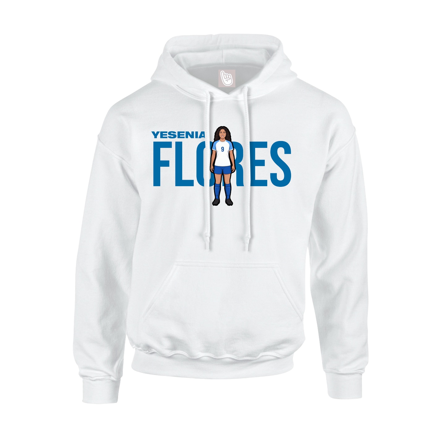 Hoodie — Player Name in White