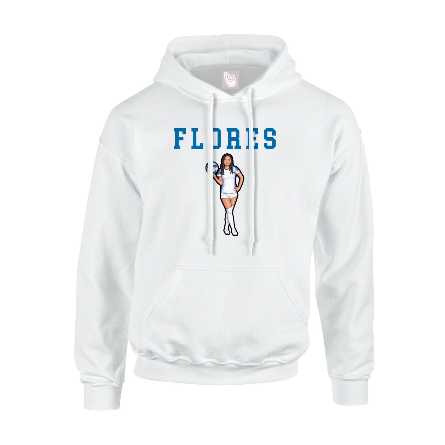 Youth Hoodie — Shirsey in White