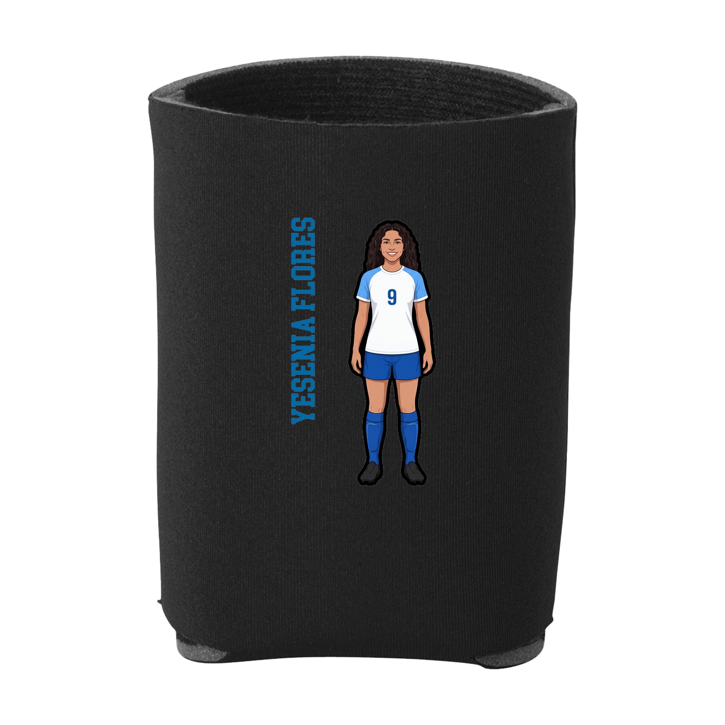 Can Holder — Name Vertical in Black