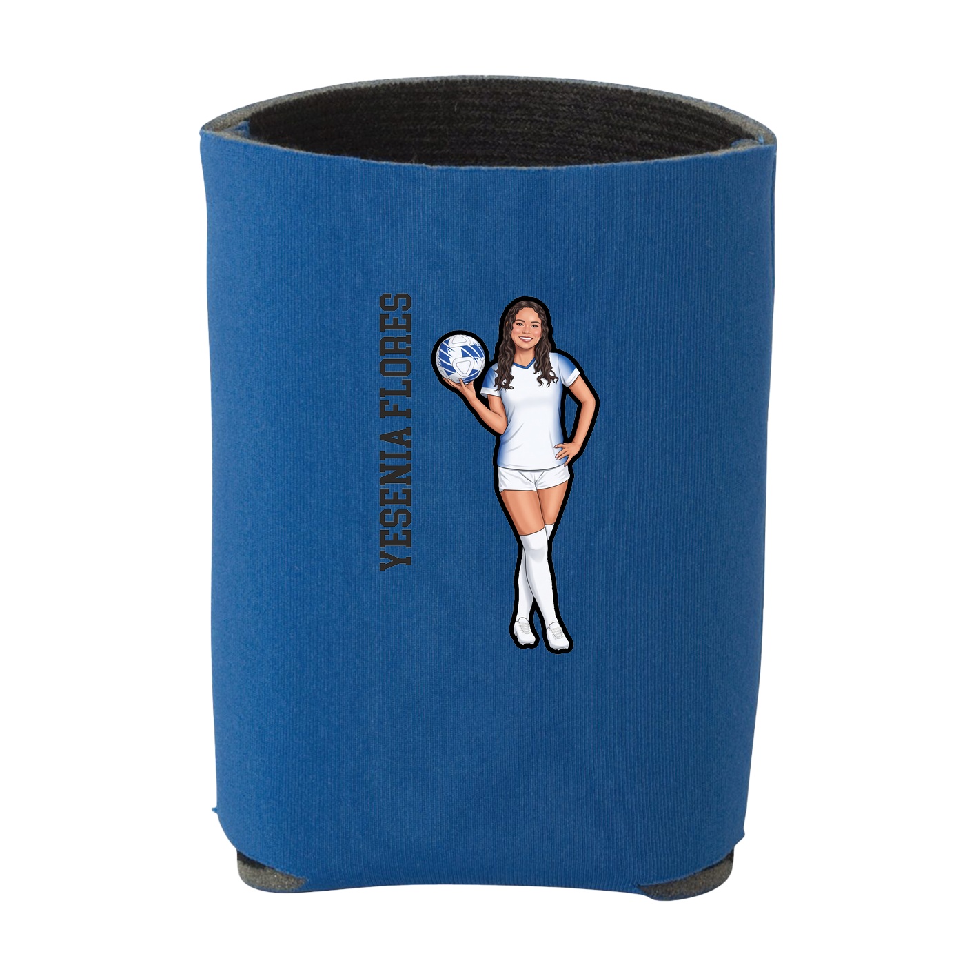 Can Holder — Name Vertical in Royal