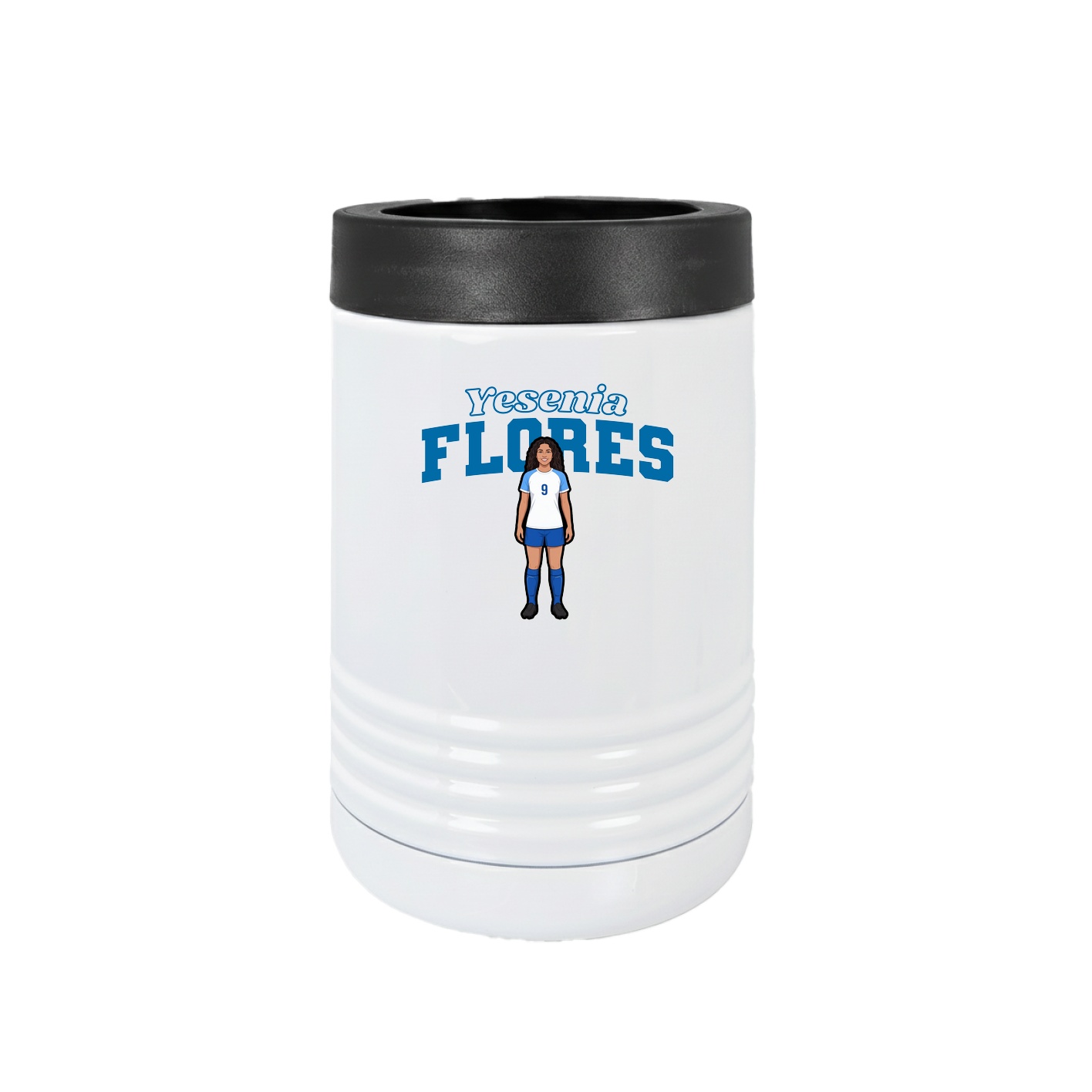 Beverage Holder — Name Arch in White