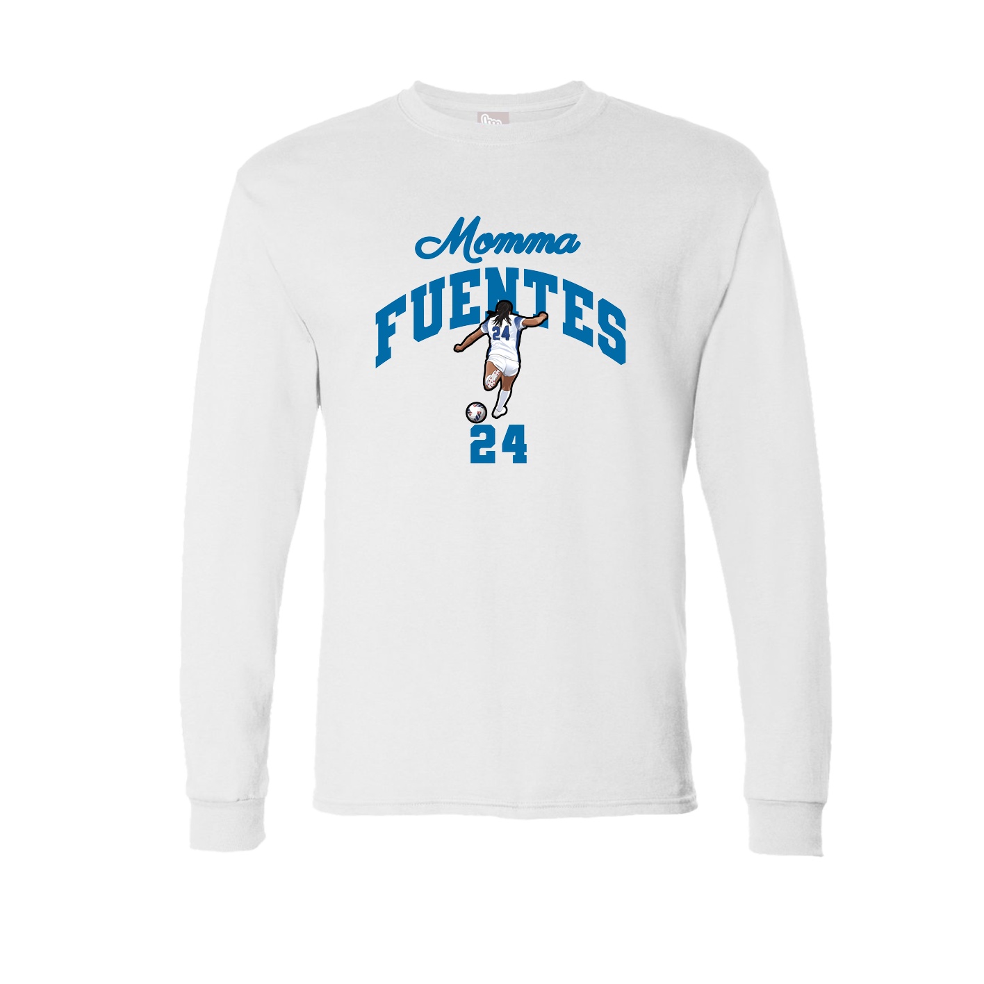 Long Sleeve Tee — Mothers Day Arch in White