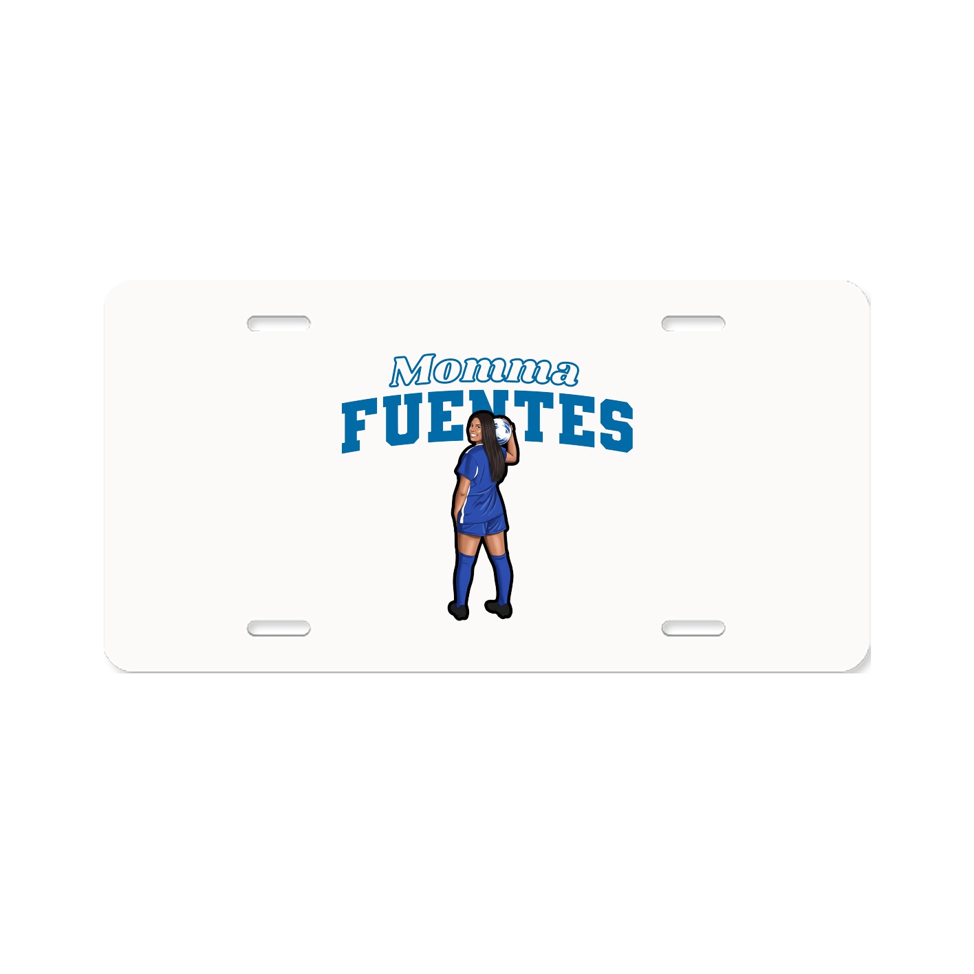 License Plate — Mothers Day Block in Classic