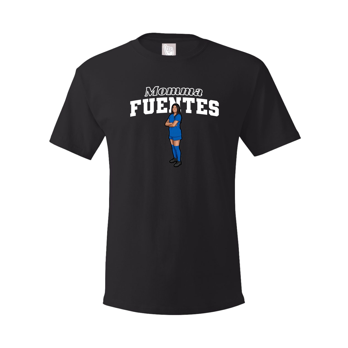 Youth Tee — Mothers Day Block in Black