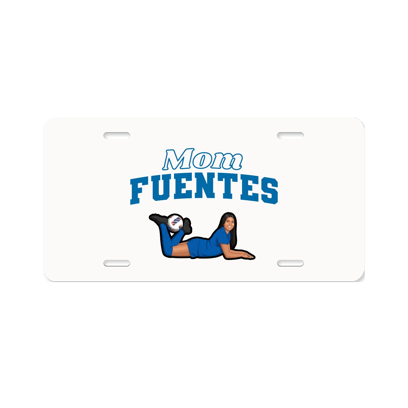 License Plate — Mothers Day Block in Classic