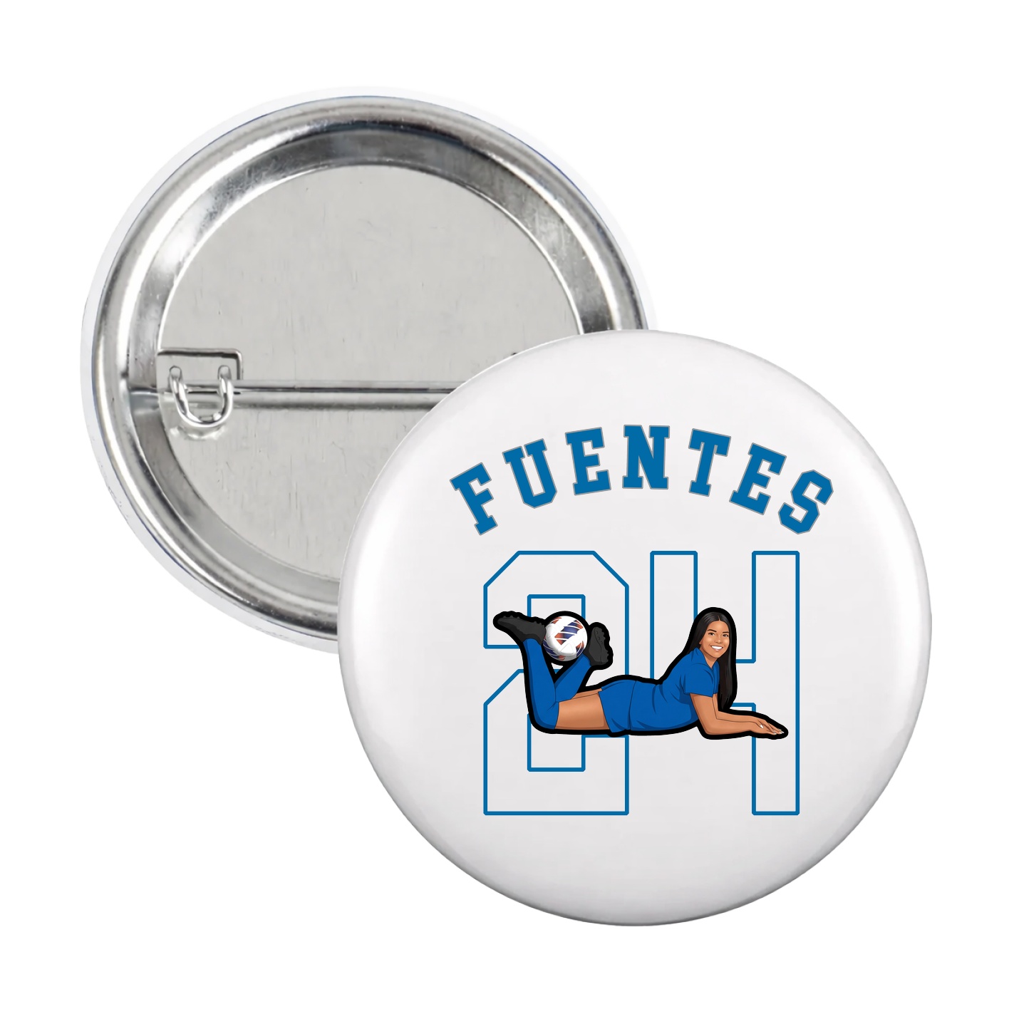 Game Day Button — Shirsey Arch in White