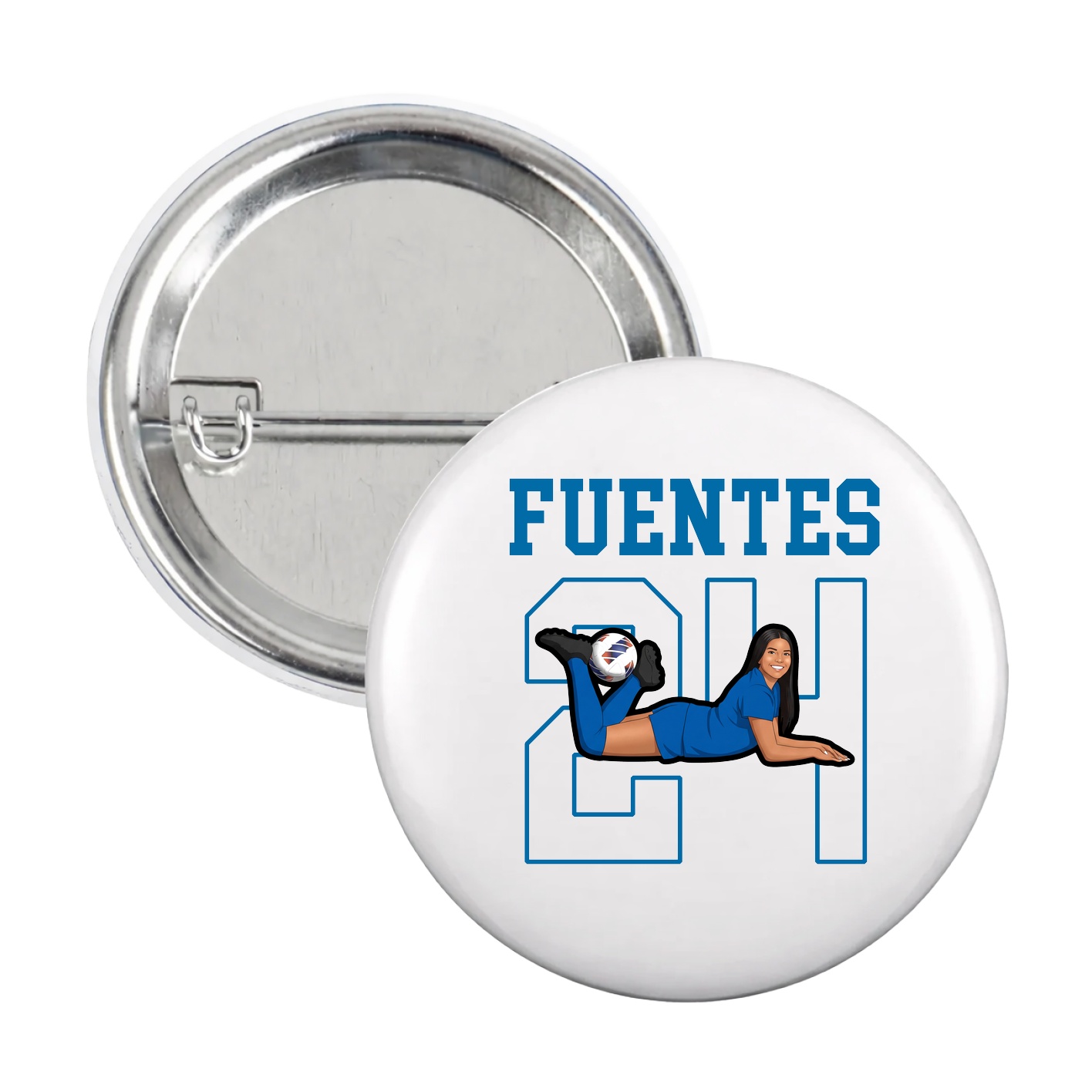 Game Day Button — Shirsey in White